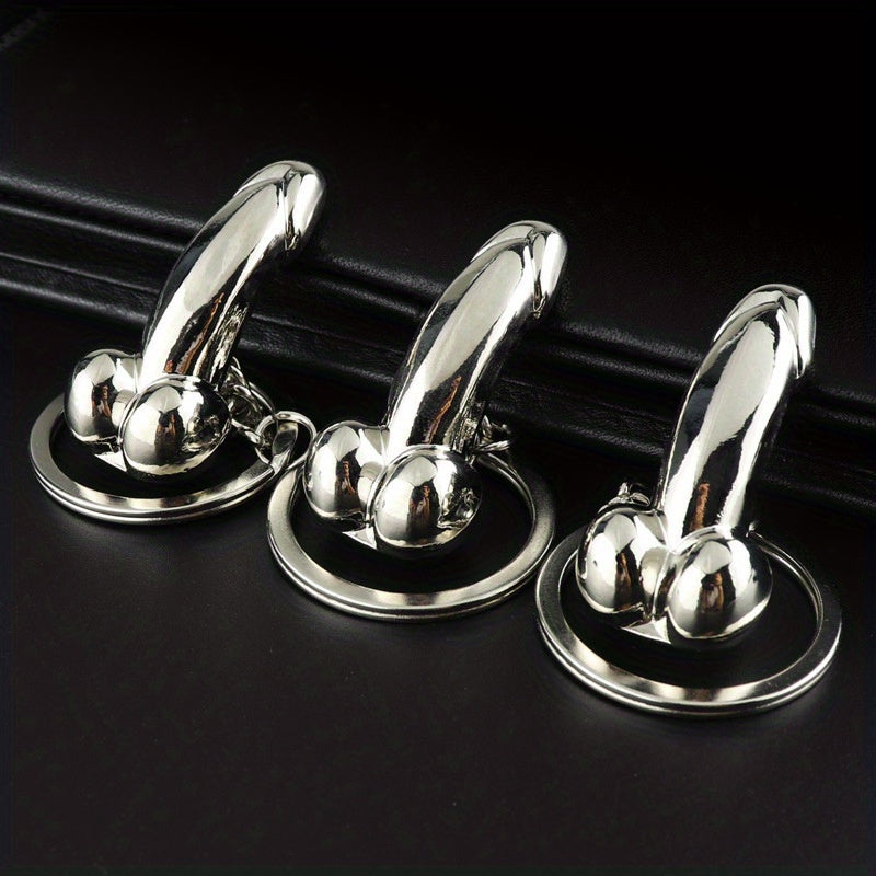 Funny Personality Keychain Organ Penis Dildo Keychain Couple Gifts Fun Prank Keychain Jewelry Accessories Pendant Husband And Wife Gift