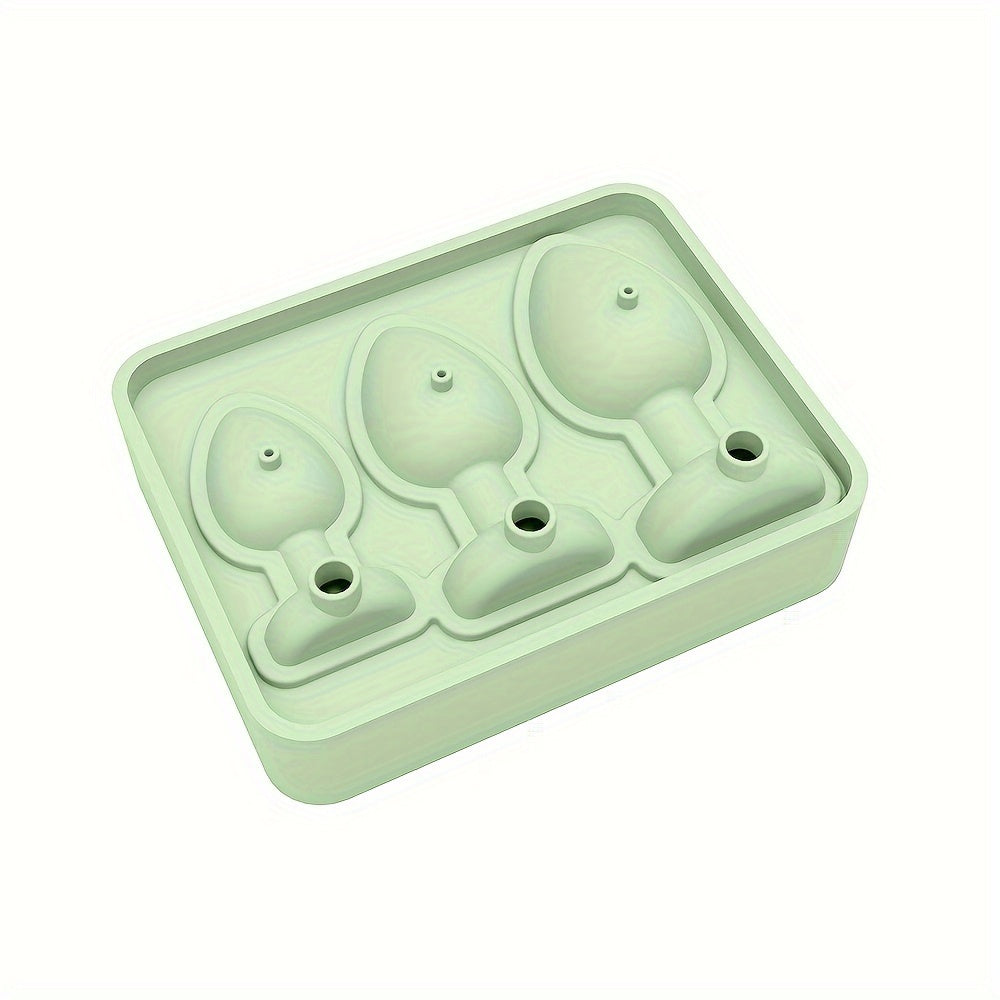 1pc Novelty Silicone Ice Molds, Fun Prank Party Ice Cube Molds, Anal Plug Shaped Ice Cube Tray, Reusable Silicone Ice Maker Molds - No Power Required!, Ice Molds Silicone