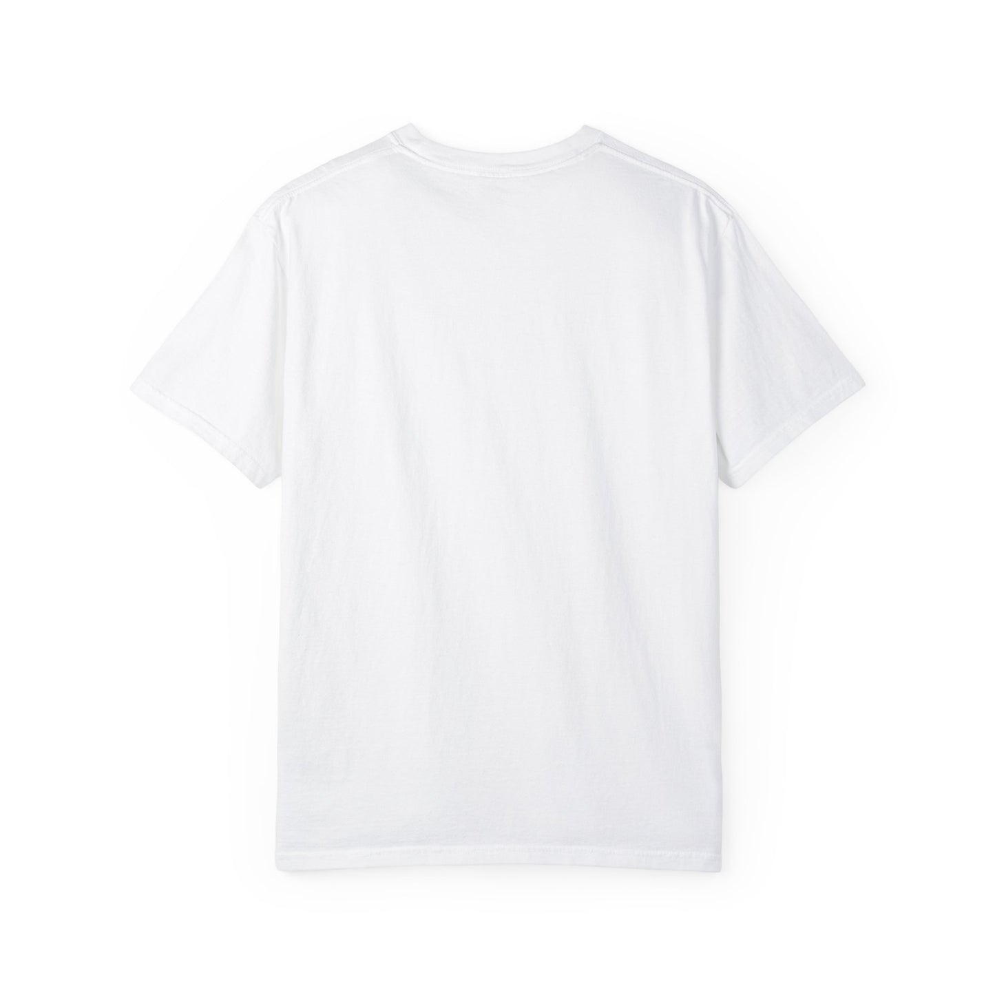 Unisex Garment-Dyed T-shirt with black logo