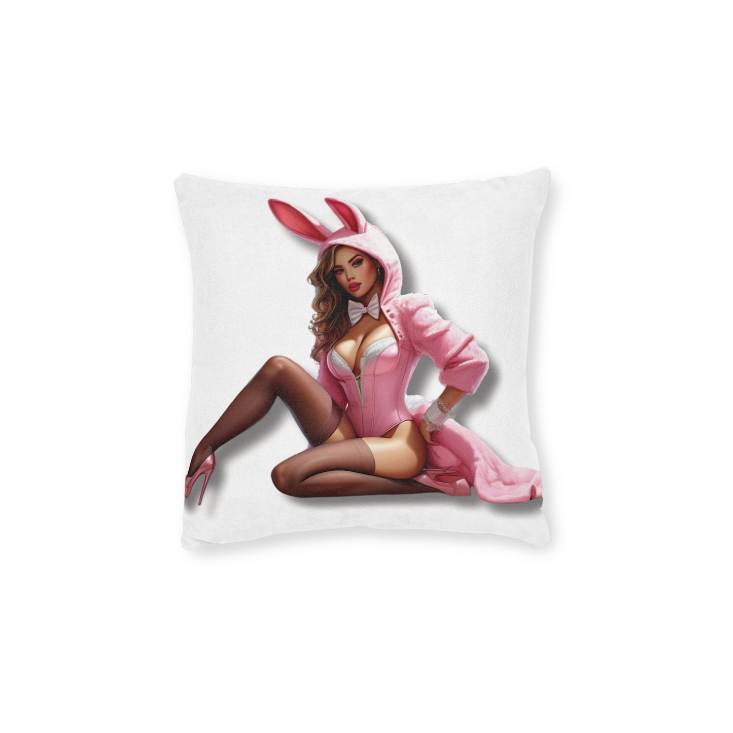 Bunny Square Pillow II