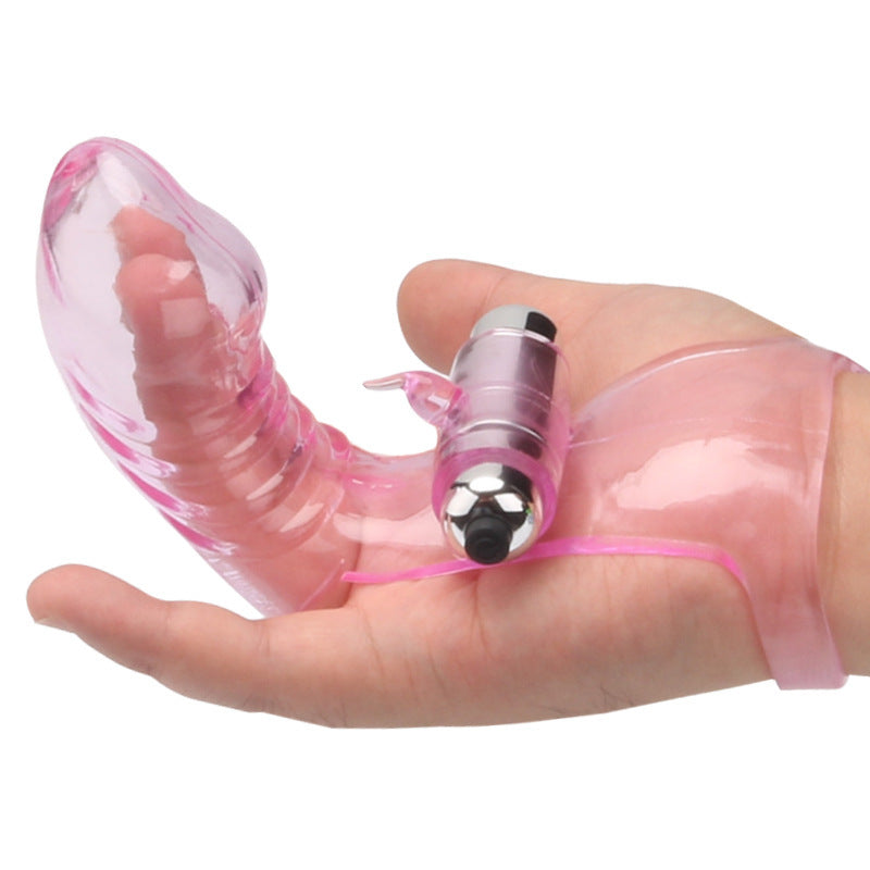 1pc Adult Fun Finger Vibrator Sets For Men And Women, Digging Soft Jelly Crystal Sets, Clit Vagina Vibrating Massage Tools, Fun Sex Toys (batteries Not Included)