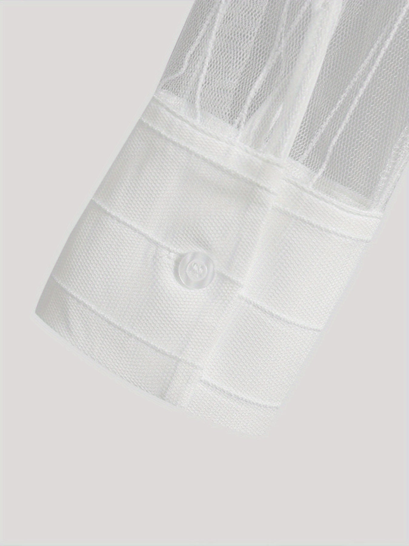 Men's Sexy Sheer Mesh 2pcs Set: Long Sleeve Shirt & Pants - Breathable, Stretch Fabric for Nightclub Wear