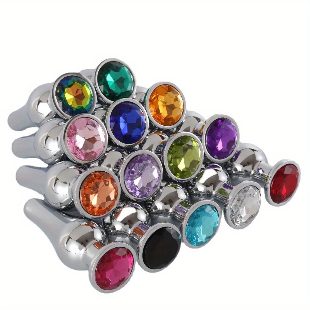 Large Metal Anal Plugs for Men and Women: Big Prostate Massagers, Sex Toys, Wireless, No Battery Required