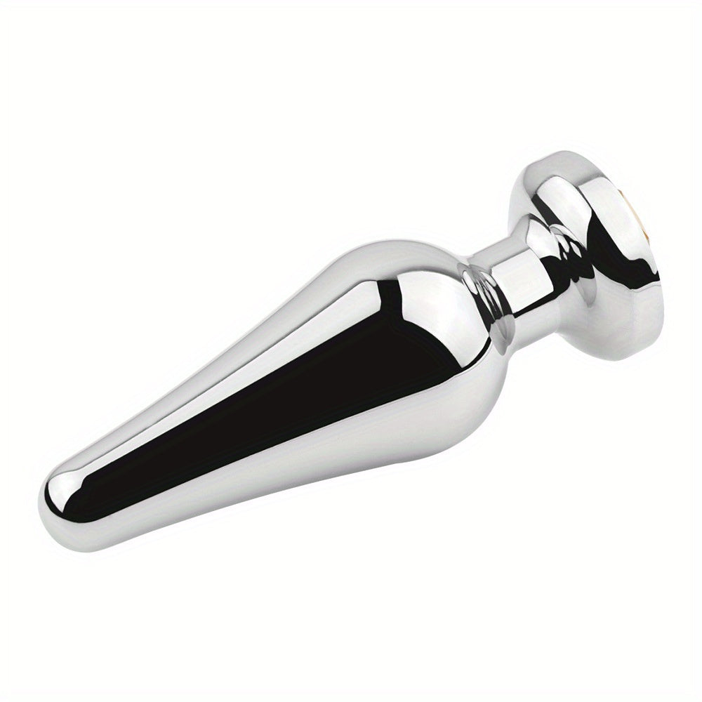 Large Metal Anal Plugs for Men and Women: Big Prostate Massagers, Sex Toys, Wireless, No Battery Required