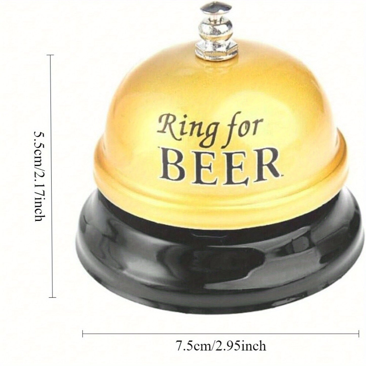 Colorful Iron Service Call Bell for Desk, Bar Counter - Perfect for Beer Reception, Parties & Weddings