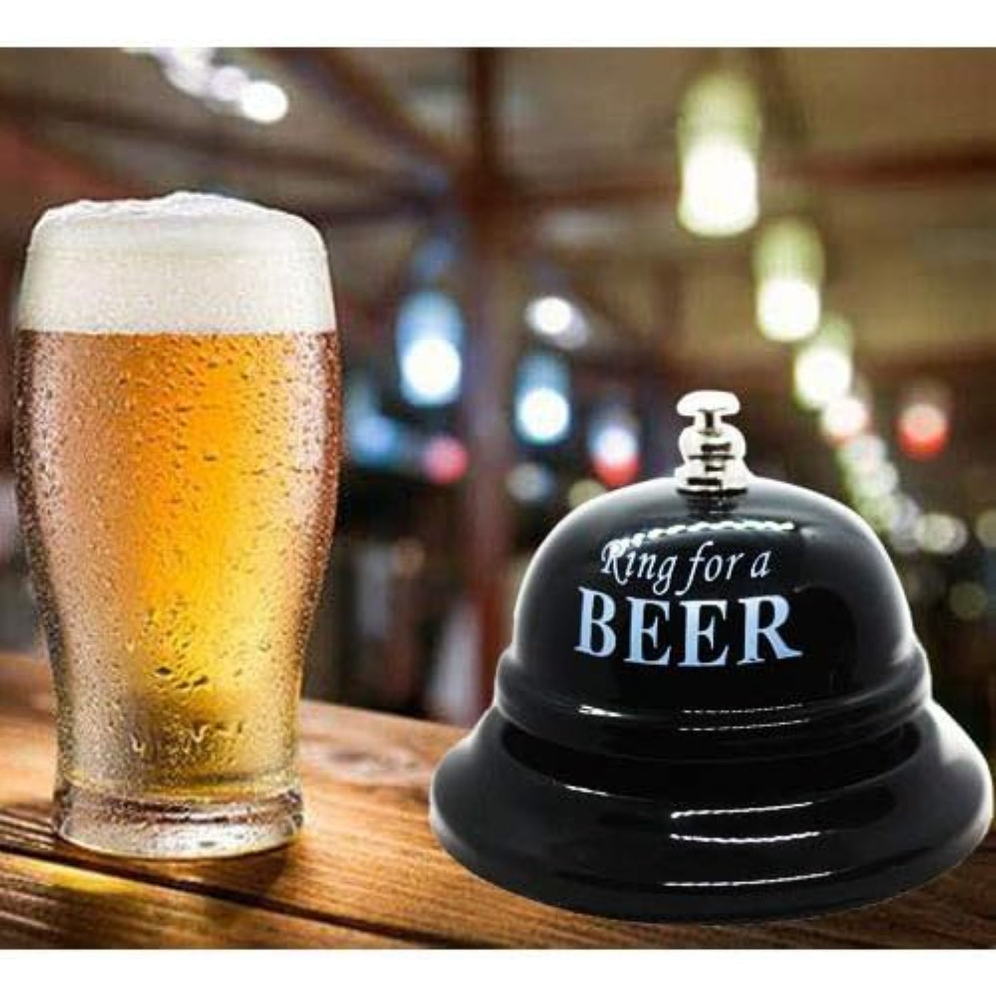 Colorful Iron Service Call Bell for Desk, Bar Counter - Perfect for Beer Reception, Parties & Weddings