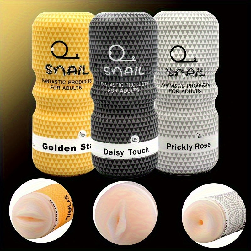 Fantastic Adult Products: Vagina/Anal/Oral Sex Toy - Golden Star, Daisy Touch, Prickly Rose - TPE Material, No Battery, Wireless, No Power Required
