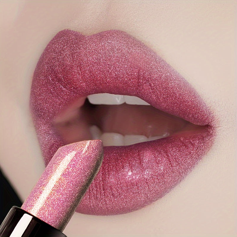 Long-lasting Star Studded Dragon Fruit Lipstick, Not Easy to Stick to the Cup, Not Easy to Fade, Glossy and Radiant Lips, Lip Makeup, Beauty Cosmetics
