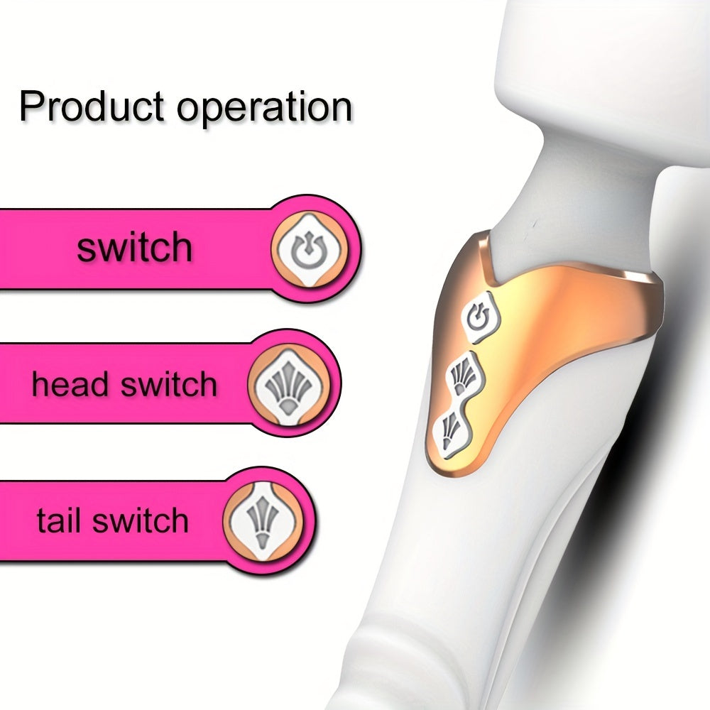 Large Size Powerful Vibrator Double Sports Silicone Stick