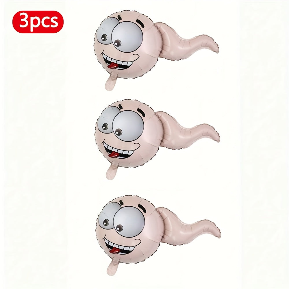 3pcs Hilarious Inflatable Balloons for Bachelorette Parties & Hen Nights - Perfect for Adult Celebrations, Room Decor, and Holiday Festivities