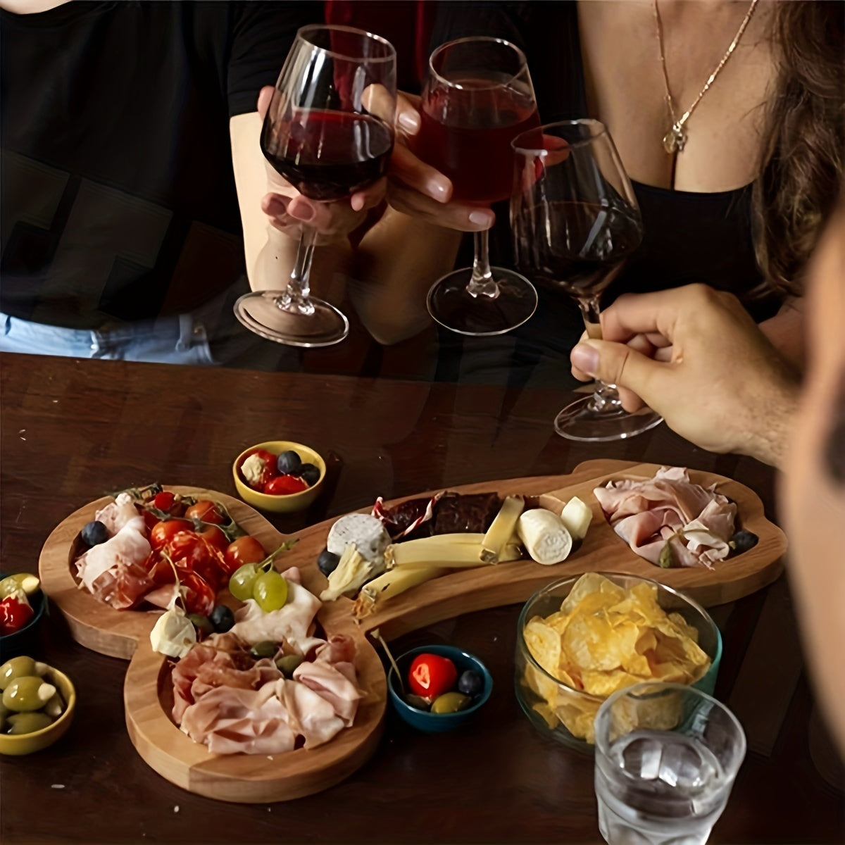 1pc Funny Wooden Dinner/Fruit/Cheese/Charcuterie Plate - Perfect Bachelorette Party Gift!