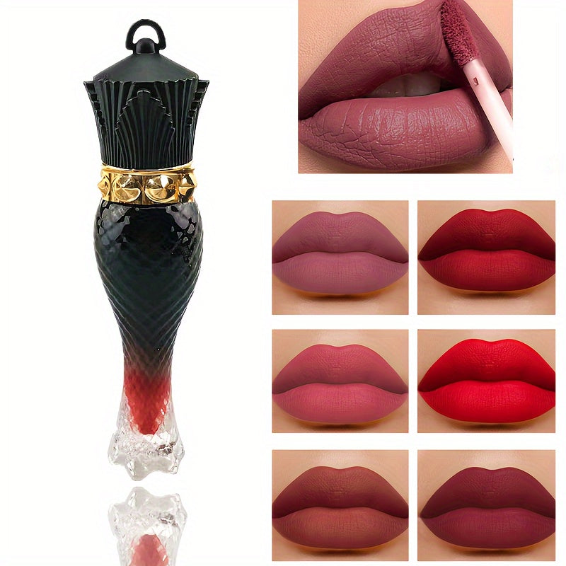 Waterproof 24 Hours Velvet Matte Lip Gloss Moisturizing Nude Liquid Lipsticks Long Lasting Sexy Red Lip Tint Makeup Cosmetic Lip Gloss