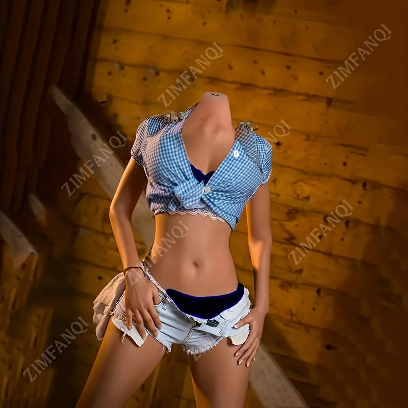 Realistic Adult Sex Doll Full Body Life Size Sex Dolls TPE Silicone Female Torso Sex Love Doll For Men Full Size Sex Doll With Lifelike Jelly Breast Feet Standing Sex Toy