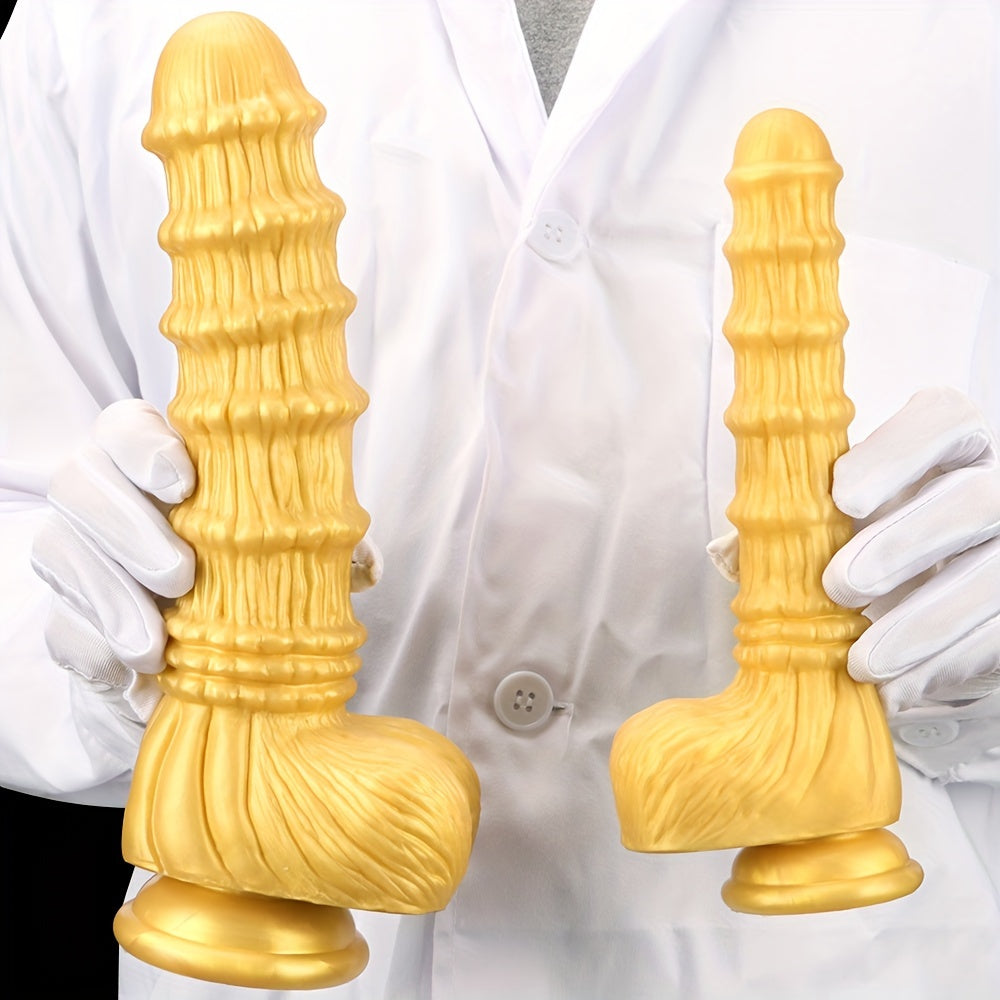 Golden Horse Sex Toys Soft and Extra Large for Men and Women Anal Plug Masturbator Silicone Material