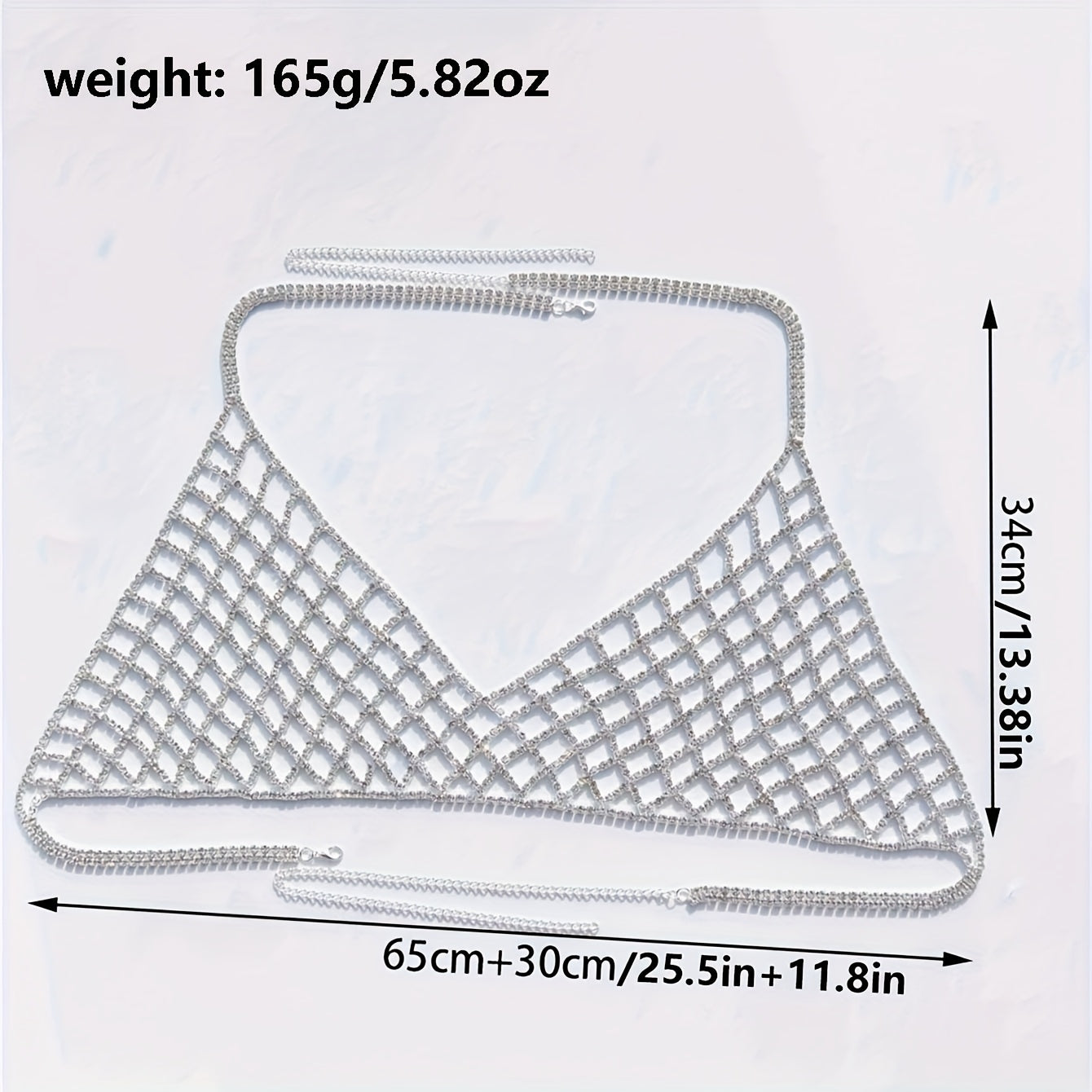 Summer Beach Fashion Sexy Rhinestone Chest Chain Banquet Party Fun Bikini Jewelry Shining Bra Chain