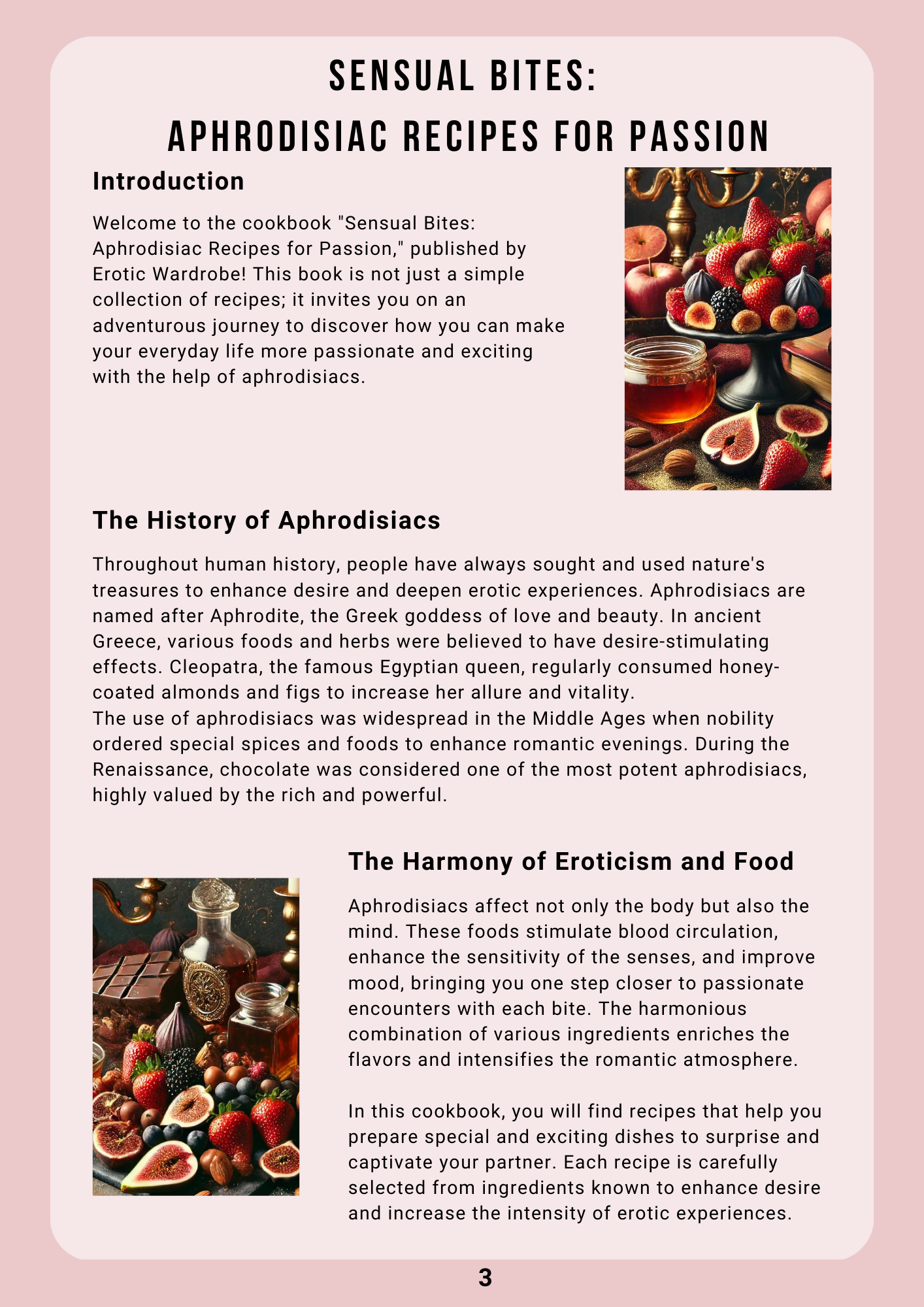 Sensual Bites: Aphrodisiac Recipes for Passion - English