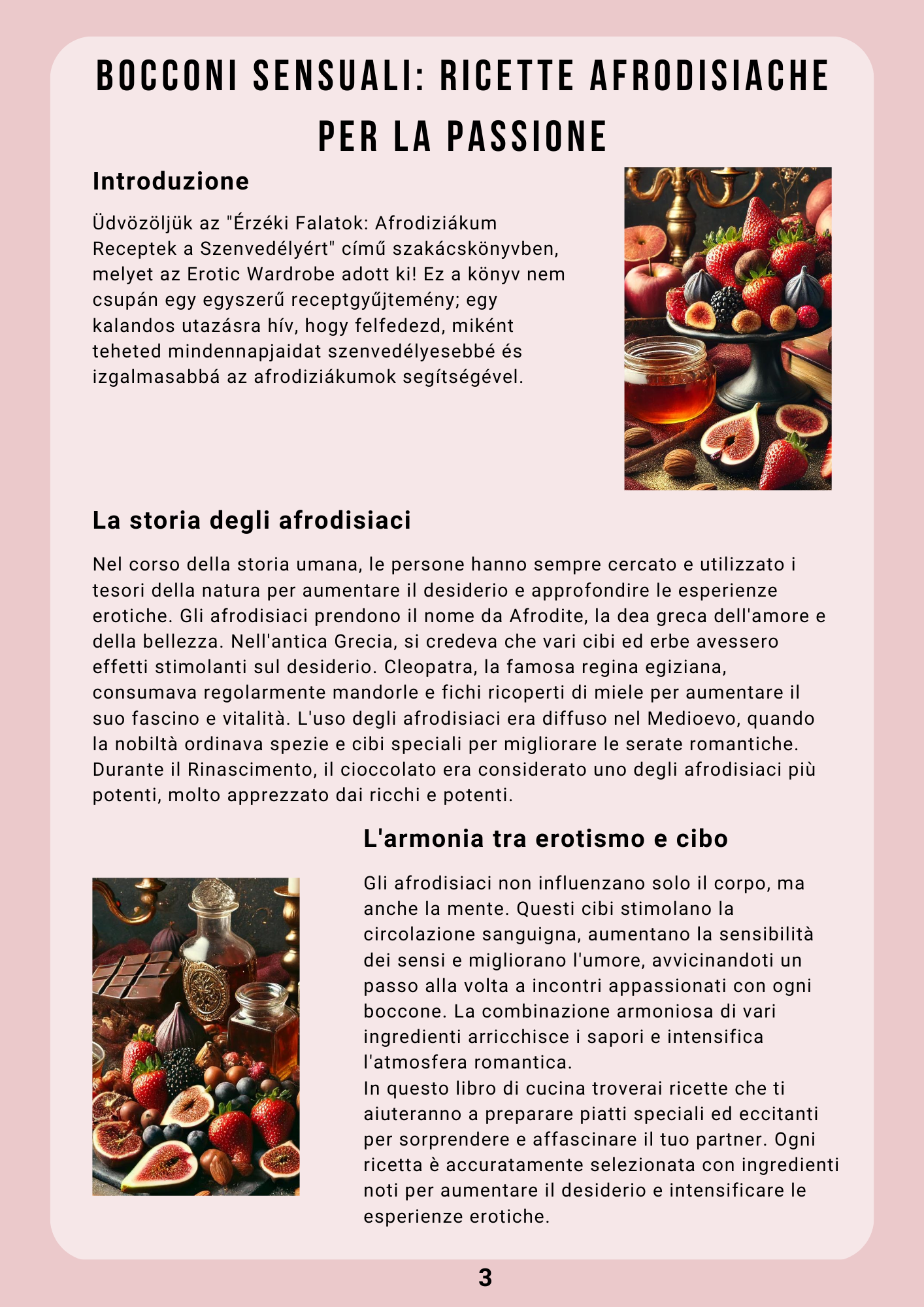 Sensual Bites: Ricette Afrodisiache per la Passione - Italian