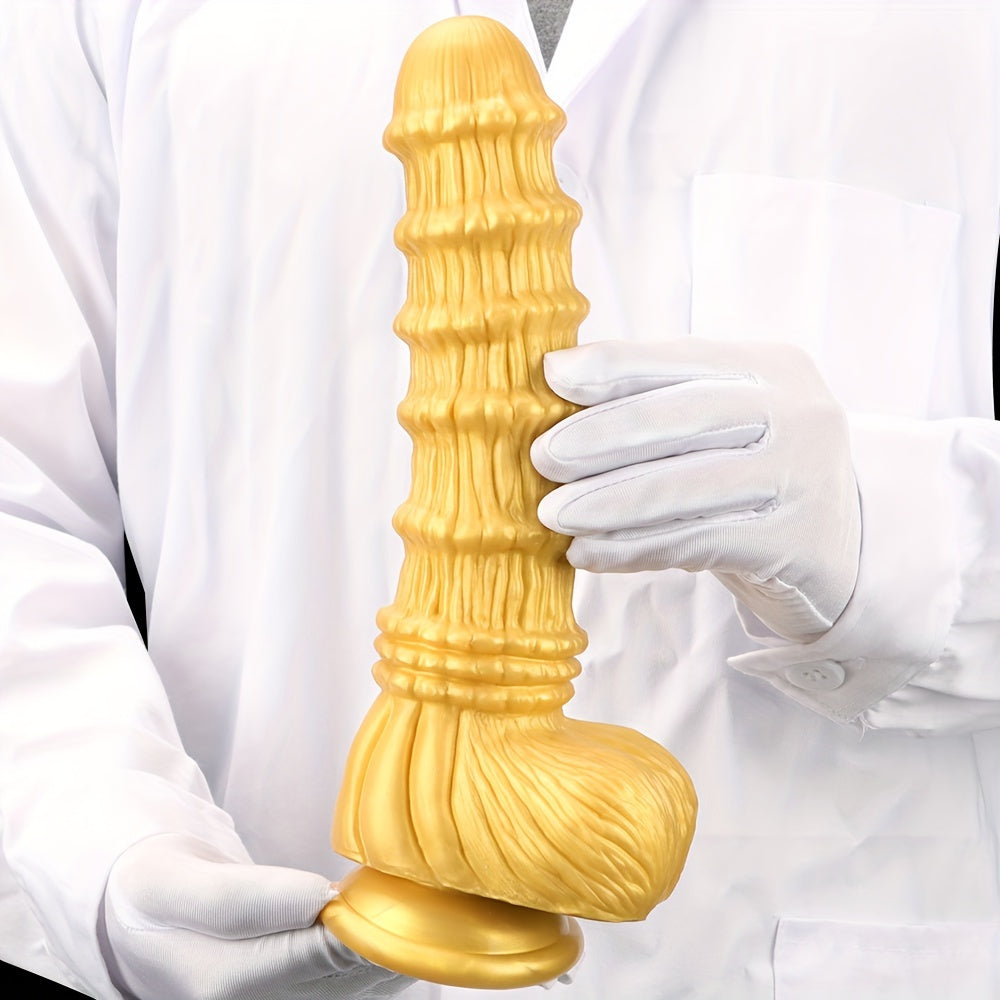 Golden Horse Sex Toys Soft and Extra Large for Men and Women Anal Plug Masturbator Silicone Material