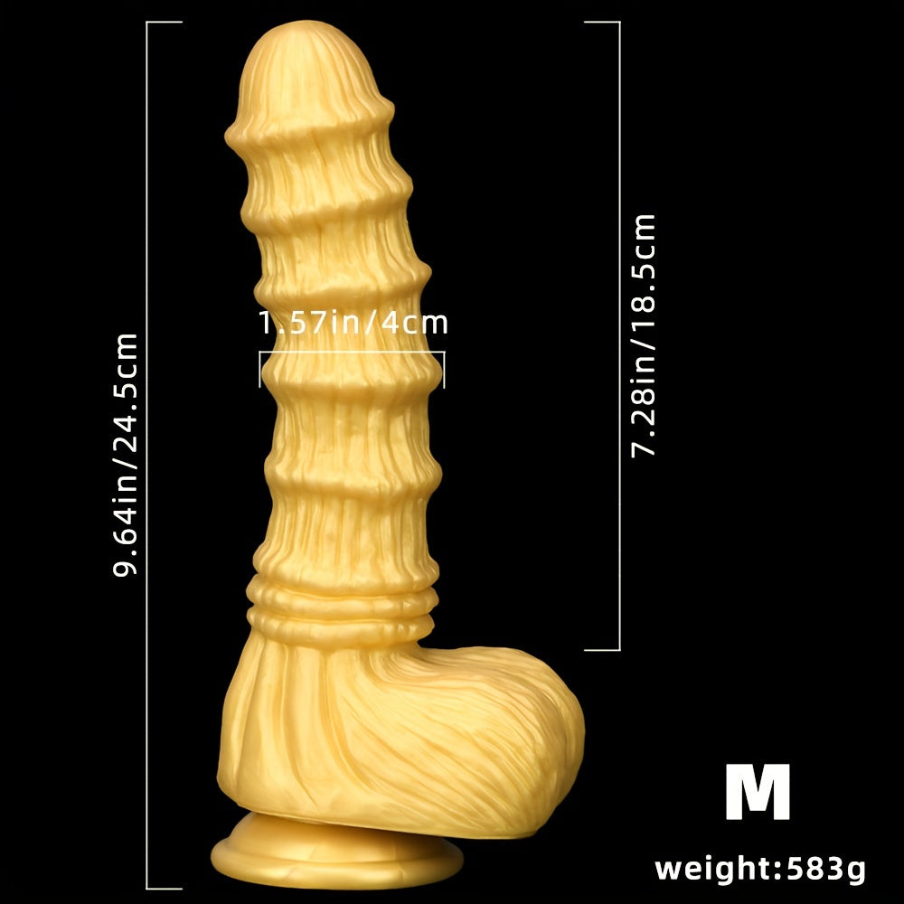 Golden Horse Sex Toys Soft and Extra Large for Men and Women Anal Plug Masturbator Silicone Material