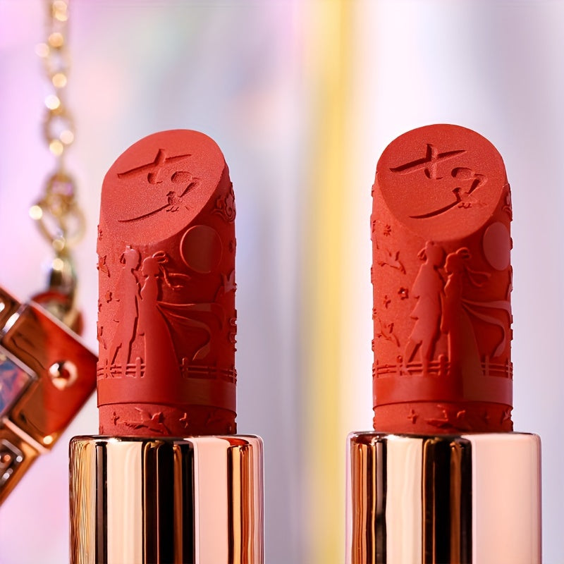 Velvet Matte Lipstick Set, 3pcs Red Shades, Soft Texture for All Skin Types