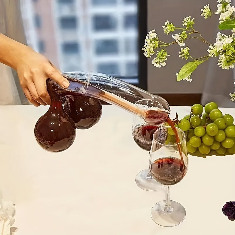 Unique & Funny Dick-Shaped Whiskey Decanter - High Borosilicate Glass, Polished Finish - Perfect for Anniversaries & Gag Gifts