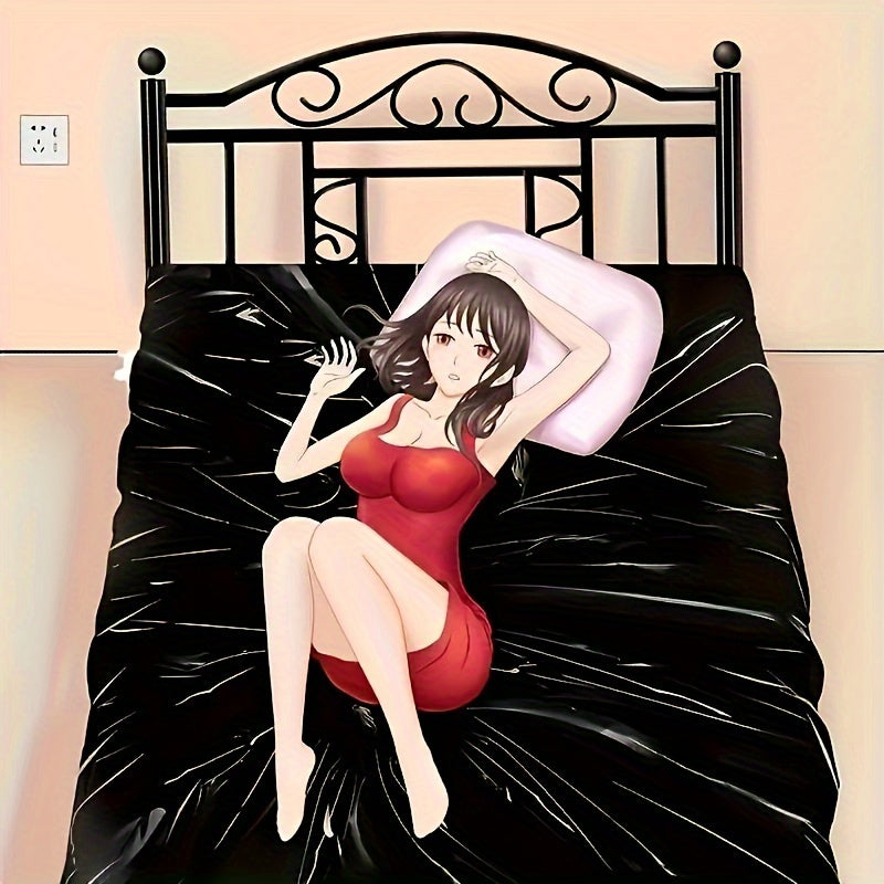 1 Sheet BDSM Waterproof Adult Sex Bed Sheets, Mess-Proof Play Sheet For Adults, Versatile Waterproof Bed Mattress Cover For Couple Messy Play And Bed Protection
