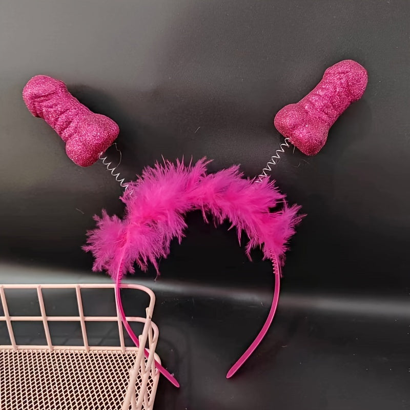 2pcs Funny Faux Fur, Fashionable Hair Accessories for Women