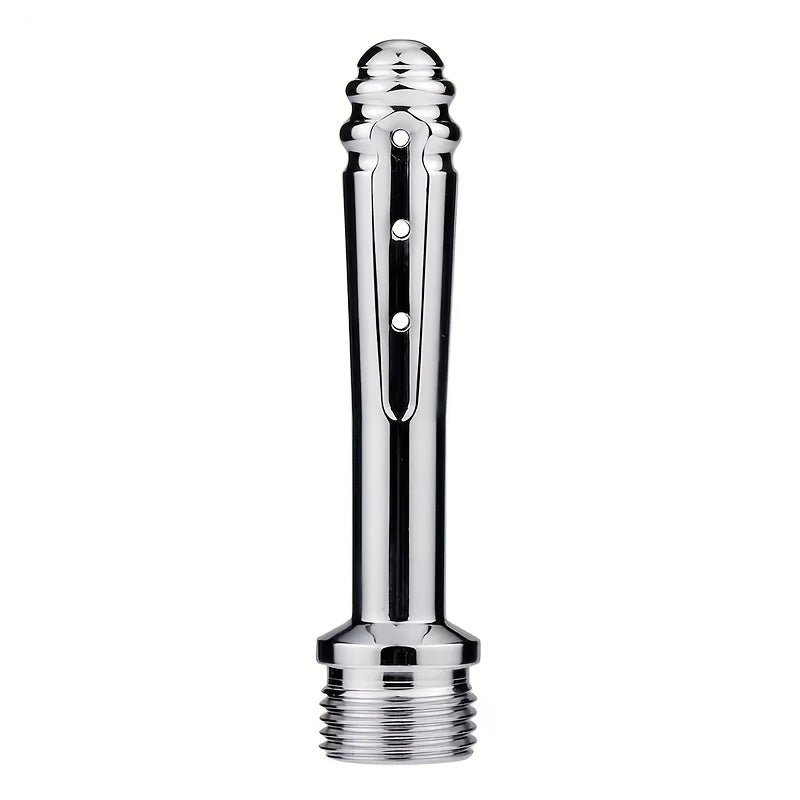 Solid Color Metal Anal Irrigator, Multifunctional Enema Cleaning Dilator, Easy to Clean, Hand Washable, Uncharged Sex Toy for Men and Women