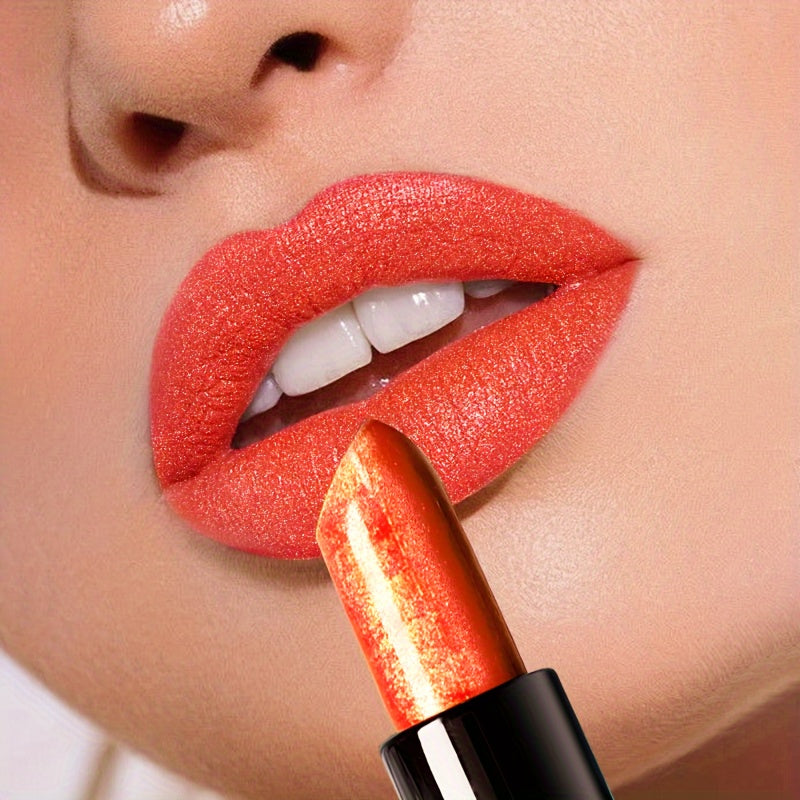 Long-lasting Star Studded Dragon Fruit Lipstick, Not Easy to Stick to the Cup, Not Easy to Fade, Glossy and Radiant Lips, Lip Makeup, Beauty Cosmetics