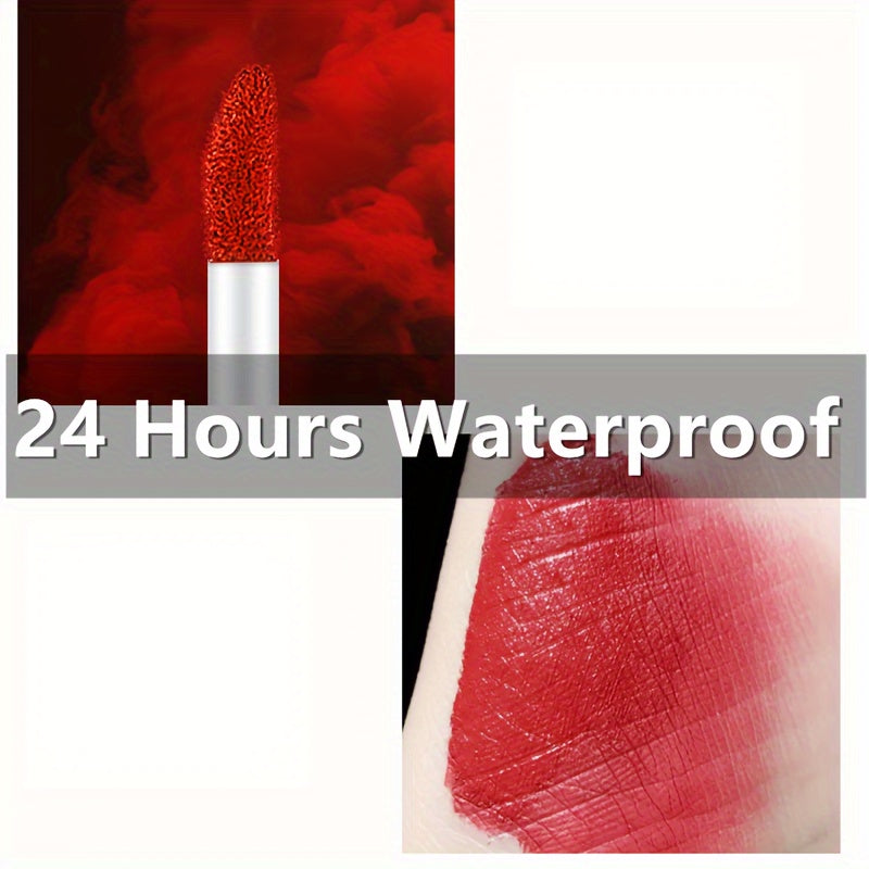 Waterproof 24 Hours Velvet Matte Lip Gloss Moisturizing Nude Liquid Lipsticks Long Lasting Sexy Red Lip Tint Makeup Cosmetic Lip Gloss
