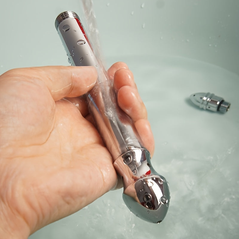 3 Unisex Aluminum Shower Head for Bowel Rinse, Sprayer Anal Vaginal Cleaner Cleansing, Sex Toys, Colonic Enema System