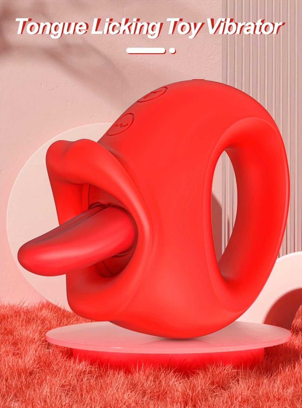 1pc ALWUP Silicone Dildo Vibrator with 10 Tongue Licking Modes - Rechargeable Lithium Battery Powered G Spot Stimulator, Anal Sex Toy for Couples, Clitoral Nipple Licker, Adult Sex Stimulator