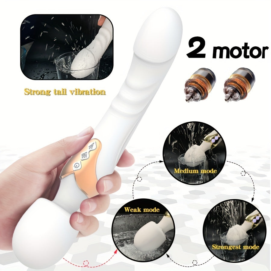 Large Size Powerful Vibrator Double Sports Silicone Stick