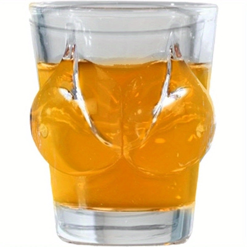 Funny Bikini Body-Shaped Whiskey Glass - Modern Crystal Drinking Cup for Wine Lovers, Perfect for Bachelor Parties & Birthday Celebrations, 3D, Non-traditional, Bar Decoration