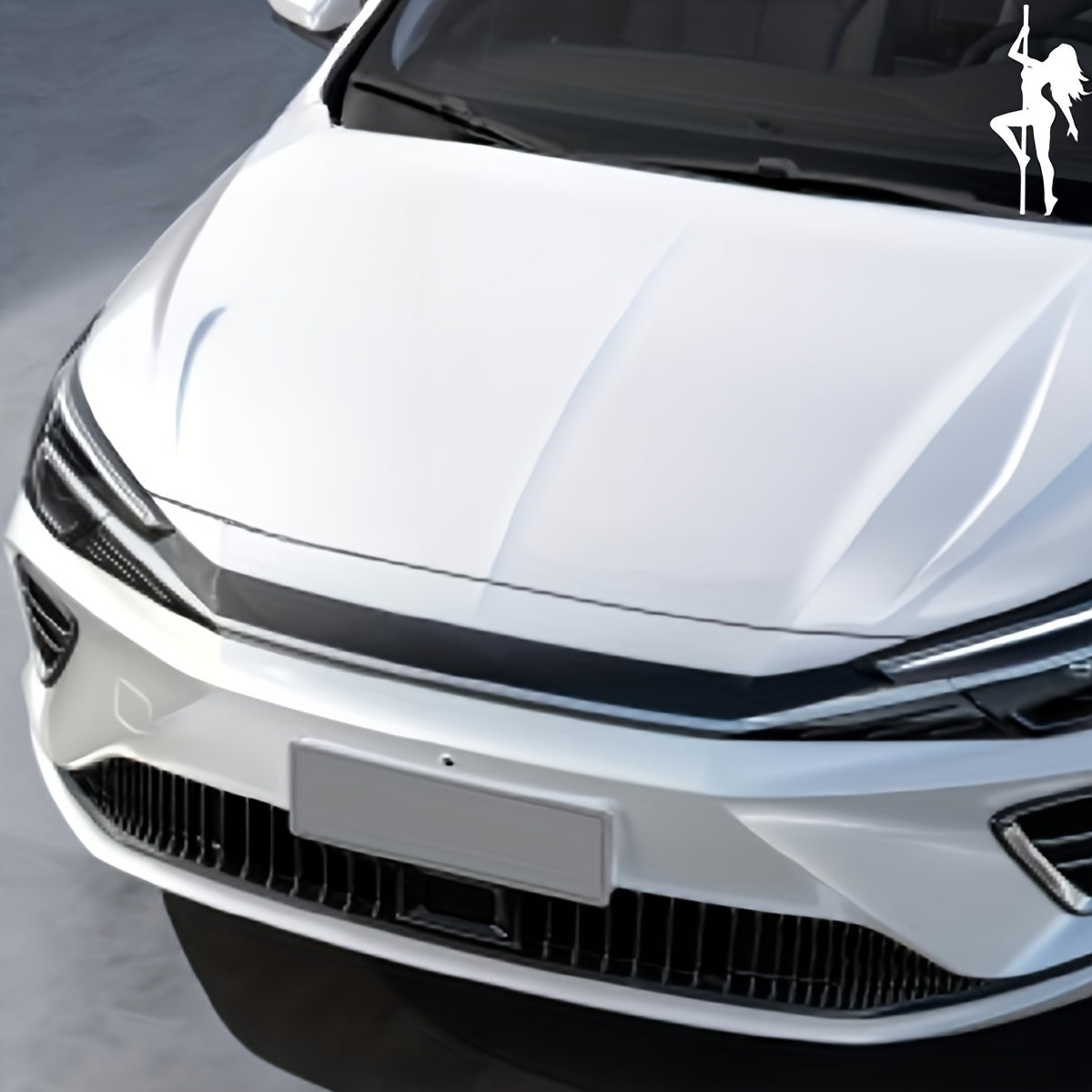 Playful, Sultry Pole Dancer Vinyl Car Decal - Durable, Easy-Apply Sticker for Rear Window & Glass Surfaces