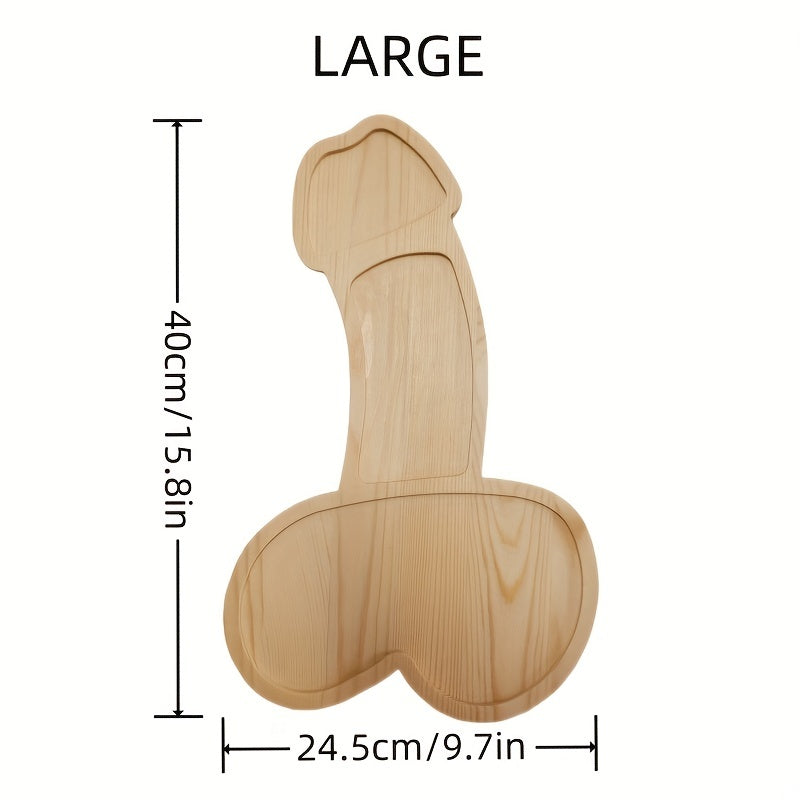 1pc Funny Wooden Dinner/Fruit/Cheese/Charcuterie Plate - Perfect Bachelorette Party Gift!