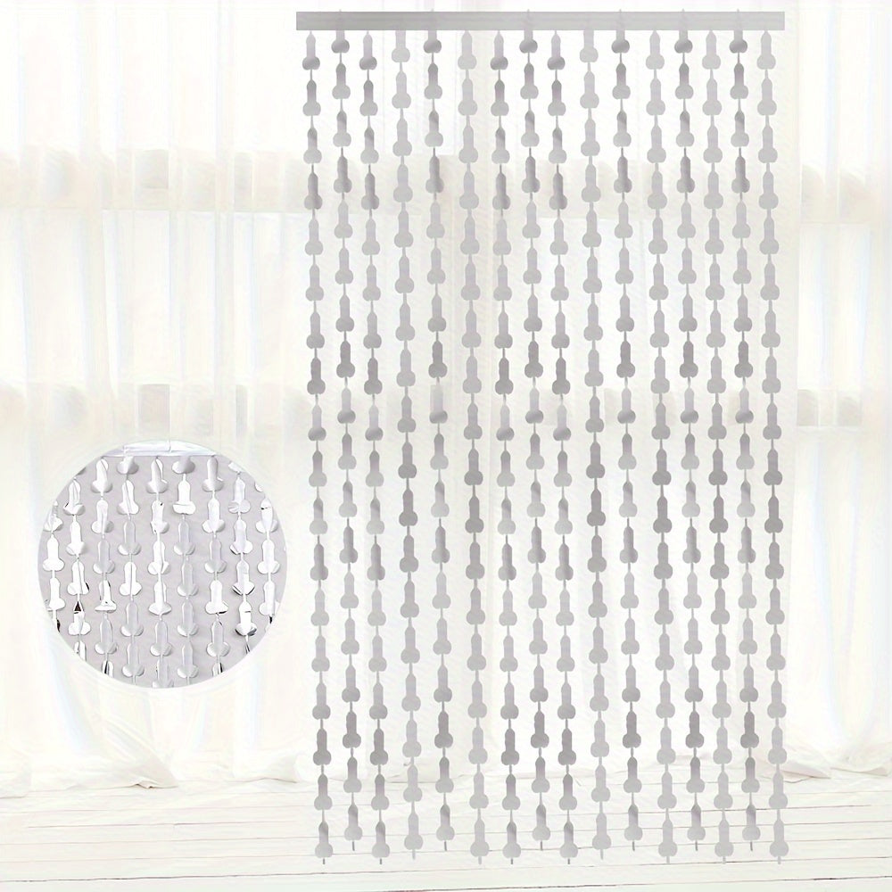 Rose Golden Fringe Foil Curtain for Bachelor & Hen Parties - 99.97cm x 199.95cm, Perfect for Wedding Decorations & Bridal Showers