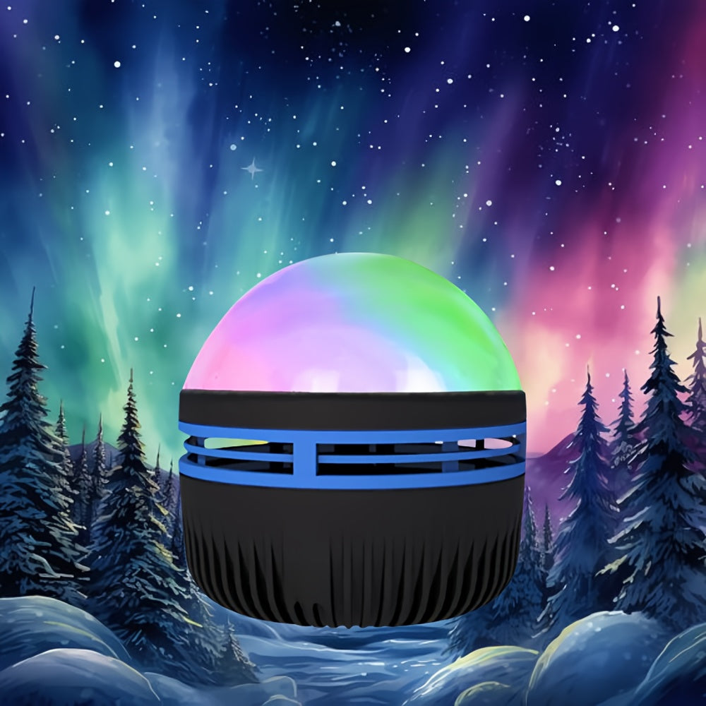 Aurora Borealis Projector Lamp - Remote-Controlled with Multiple Light Modes, Perfect for Indoor Ambiance & Unique Gifts for Birthdays, Halloween, Christmas, Light Projector for Bedroom