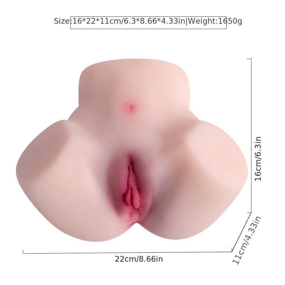 1pc Realistic Male Full-Size Sex Doll, TPE Material, Lifelike Adult Companion with Vagina, Anal Opening, and Clitoris, No Battery Required, for Men'S Masturbation and Fantasy Play