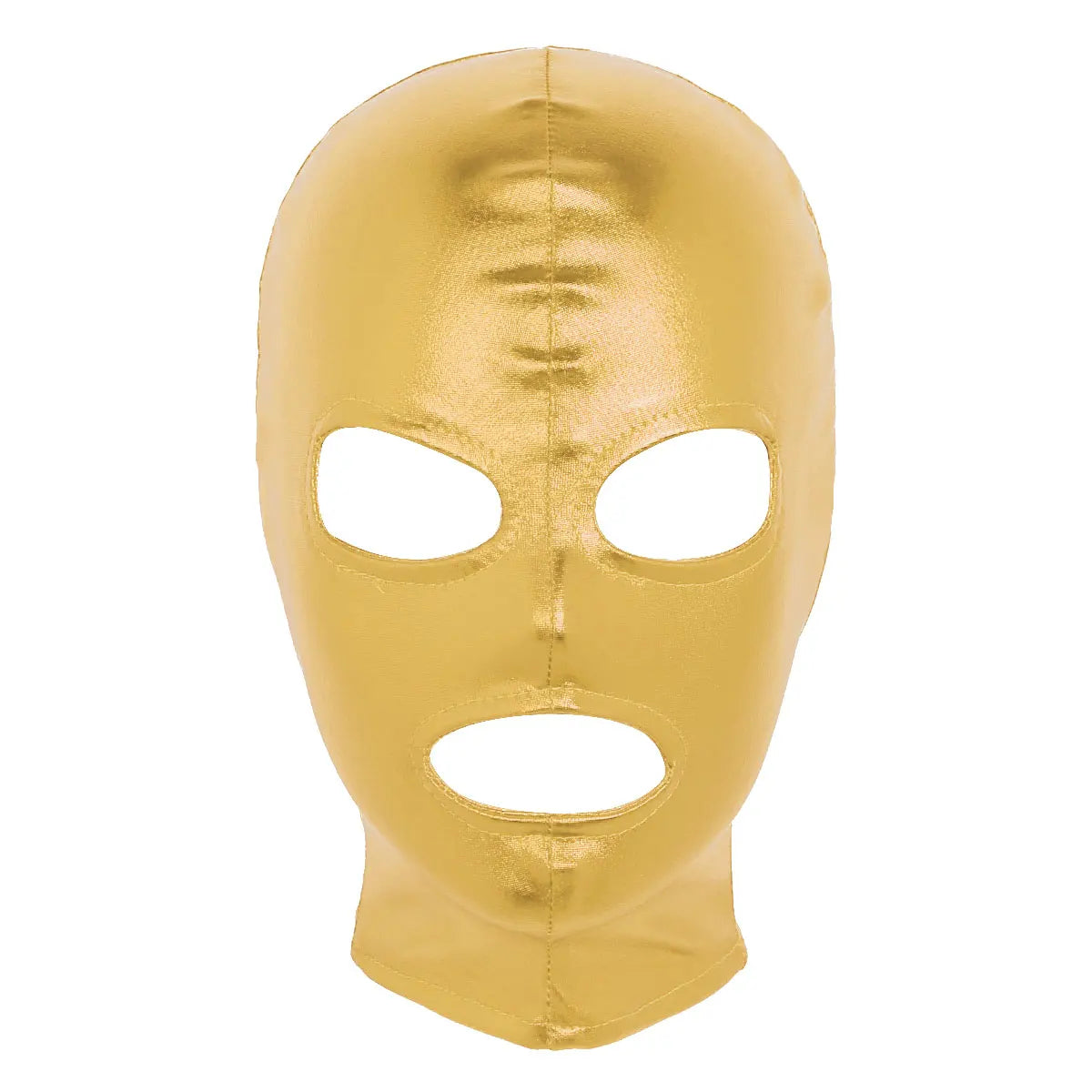 Women Mens Cosplay Face Mask Sexy PU Leather Latex Head Mask Open Eyes Mouth Nose Bondage Balaclava Headgear