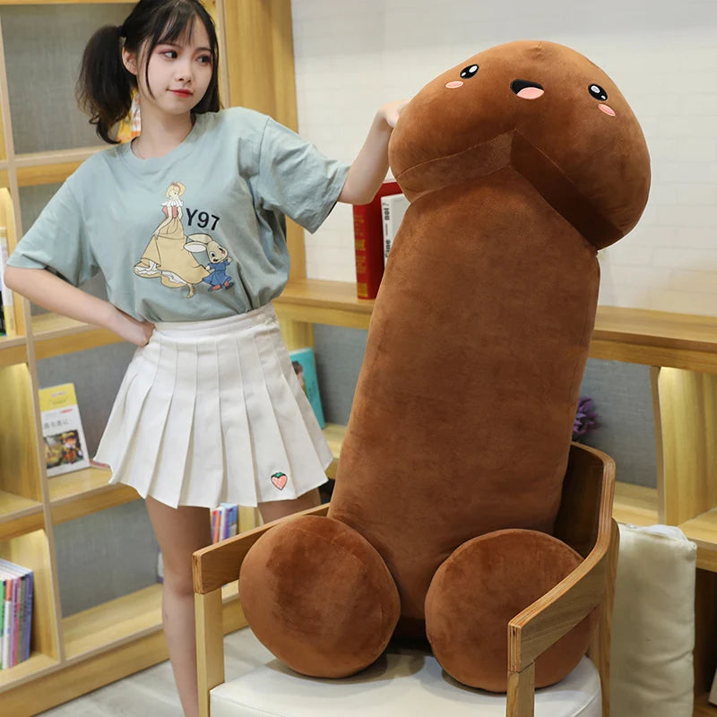 30-110cm Long Pillow Penis Plush Toy