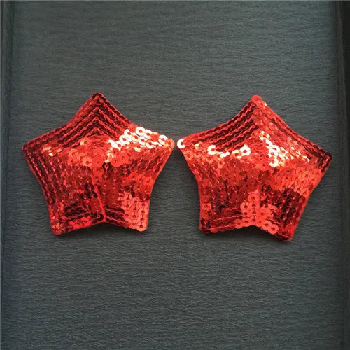 Sexy nipple cover Stars Breast Pasties Nipple Covers Women Intimates Covers Nipples Body Breast Petals Female Silicone Bra