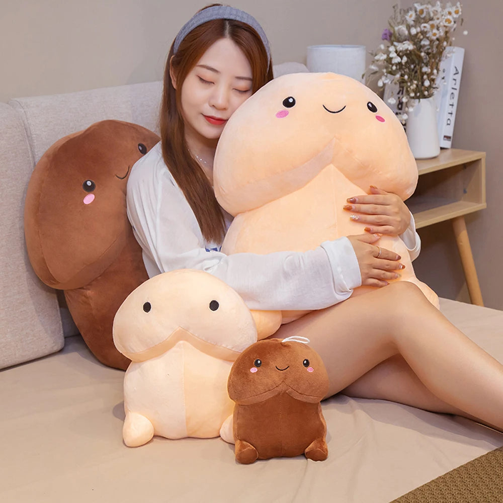 10-50cm Funny Penis Pillow Plush Soft Toy
