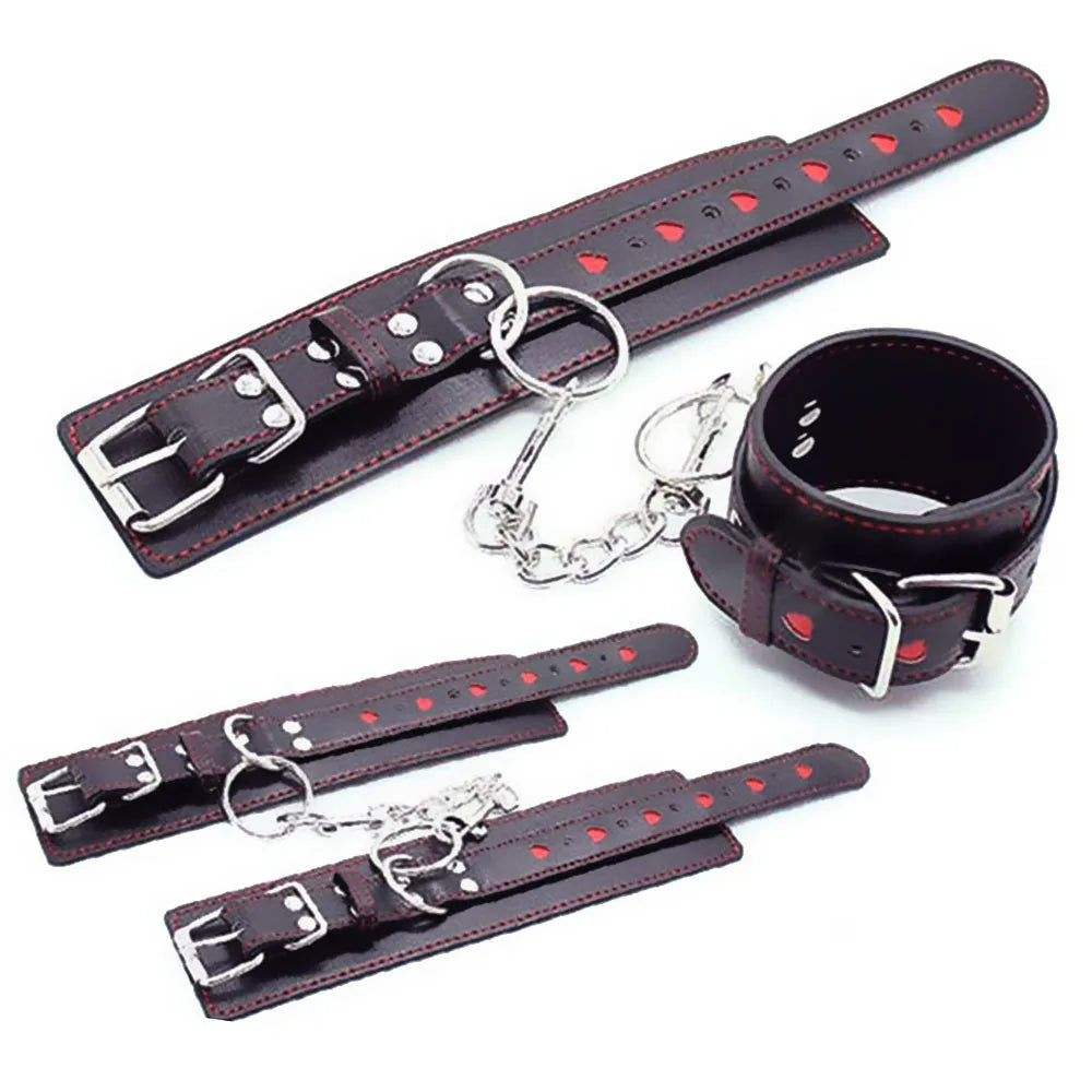 BDSM Slave Handcuff Collar