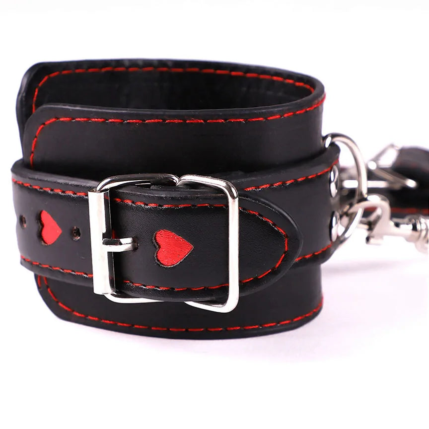 BDSM Slave Handcuff Collar