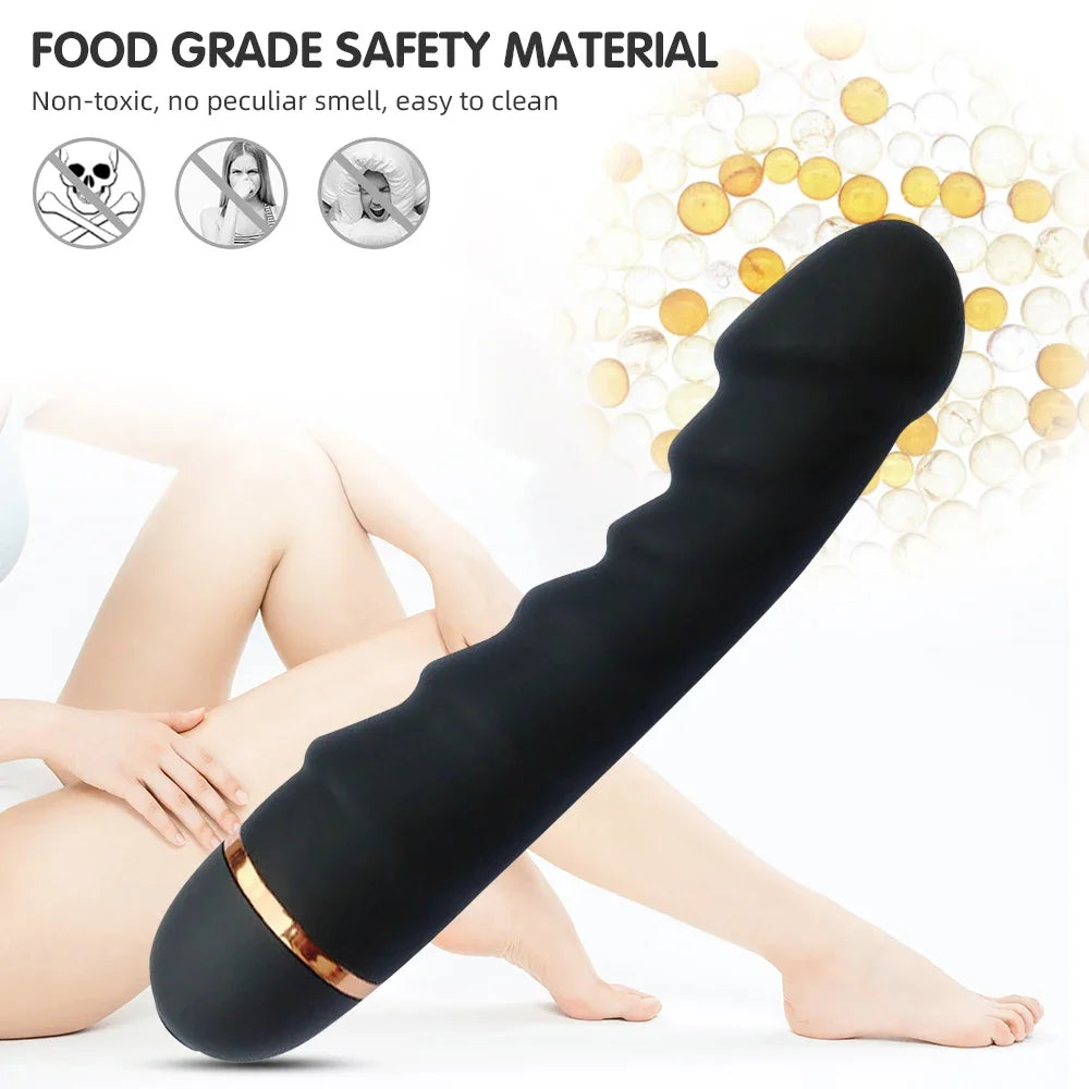 20 Modes Vibrator (Soft Silicone Dildo)