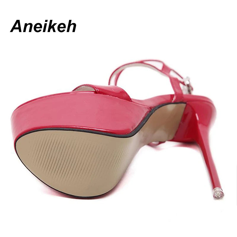 Aneikeh Sexy Sandals (16CM High Platform Heels)