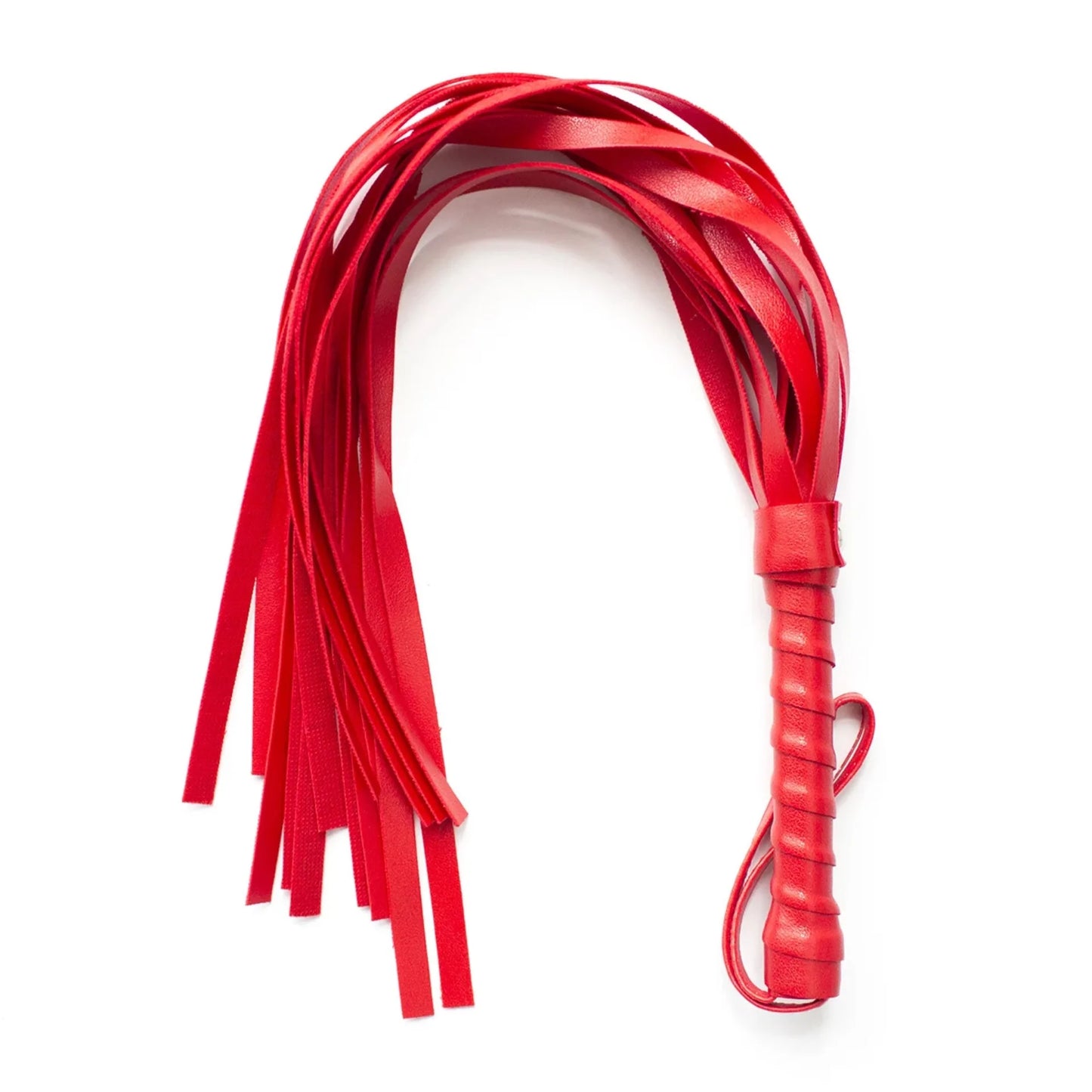 48cm PU Leather Whip With Lashing Handle