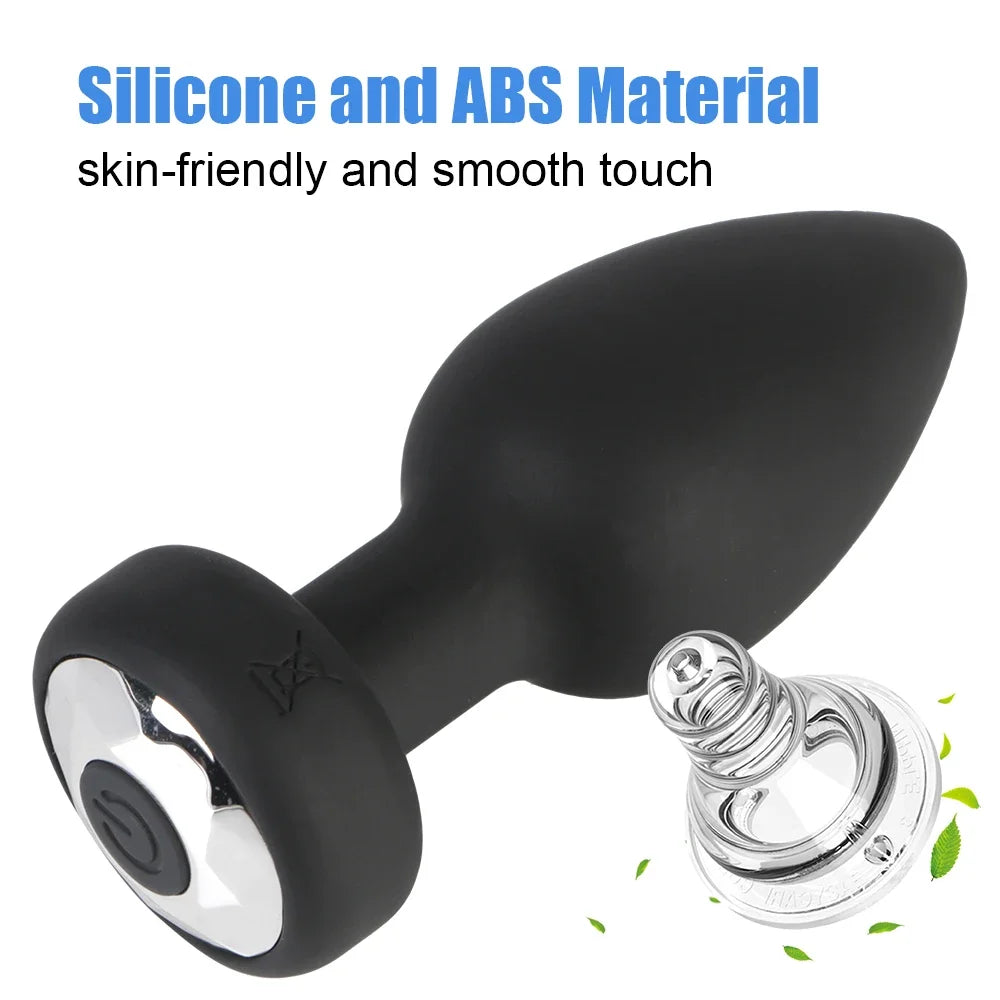 10 Speeds Anal Plug Vibrator