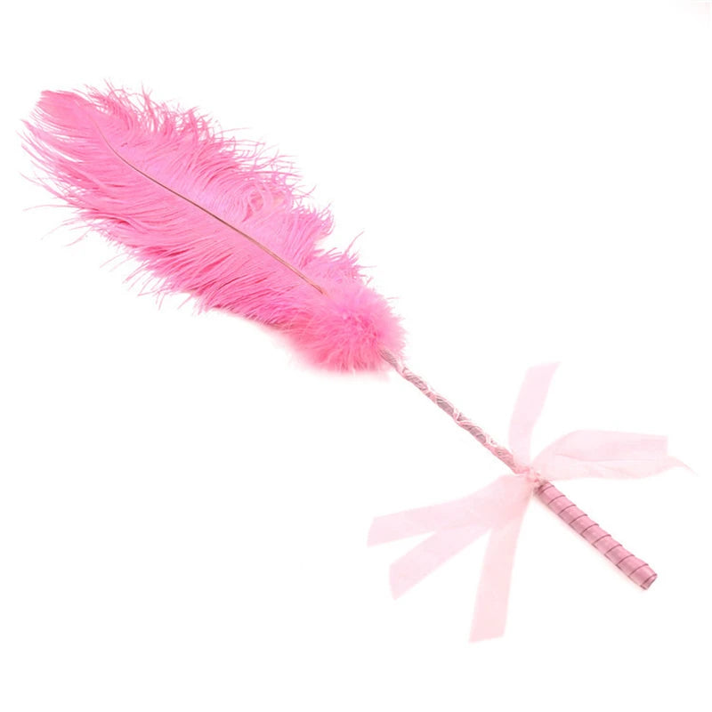 50CM Feather Spanking Paddle Horse Whip